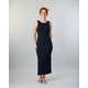 thumbnail image 1 of Vestido largo Negro Halter Rib Fantasy Negro Polemic, 1 of 3
