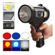 thumbnail image 2 of Linterna De Mano Led Spot Light Foco 90000 Lúmenes Y Color De La Linterna Negro Color De La Luz Blanco/rojo/azul, 2 of 3