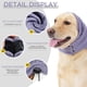 thumbnail image 2 of Muffs de oído para perros,Calmante con capucha Thunder Head Wrap,No sacudir alivio de ansiedad mascota cubre chaleco de protección contra ruido de oído para perros para fuegos artificiales,V, 2 of 3