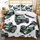 thumbnail image 1 of Nice Cool Army Green Truck Quilt Duvet Cover Set Pillow case Print3-Piece Bedding Set (1 Duvet Cover + 2 Pillow Shams), 1 of 3