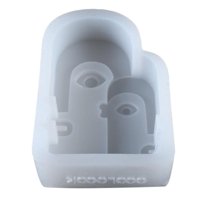 Bothyi - Molde De Silicona De Cara Abstracta, Fabricación De Velas De Aromaterapia, Decoración Del Hogar, Molde De Jabón De Doble Cara