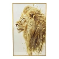 Genérico - Cuadro Pared Decorativo Moderno León Majestuoso Jhn