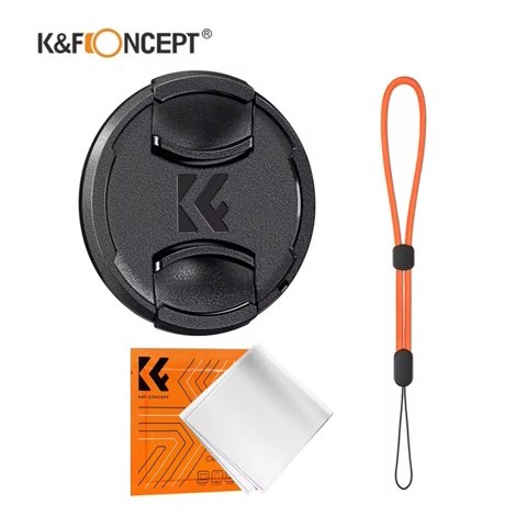 Kf Concept - Kit Tapa Lente 46Mm + Capkeeper + Paño Limpieza