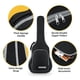 thumbnail image 4 of Funda Donner para guitarra acústica, 40-41 pulgadas, de nailon impermeable, 4 of 9