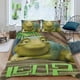 thumbnail image 2 of Leo Conjunto de sábanas temático, trío de piezas, cómodo y amigable con la piel, diseño único, regalo de decoración para el hogar para familiares, amigos y fans,173cm *218cm, 2 of 6