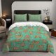 thumbnail image 1 of Lazy Yoga Theme Bedding Set Duvet Cover and Pillowcase Set, 1 of 5