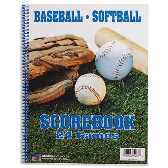Scorebook Glovers de béisbol/sóftbol sobredimensionado MCBIGBOK