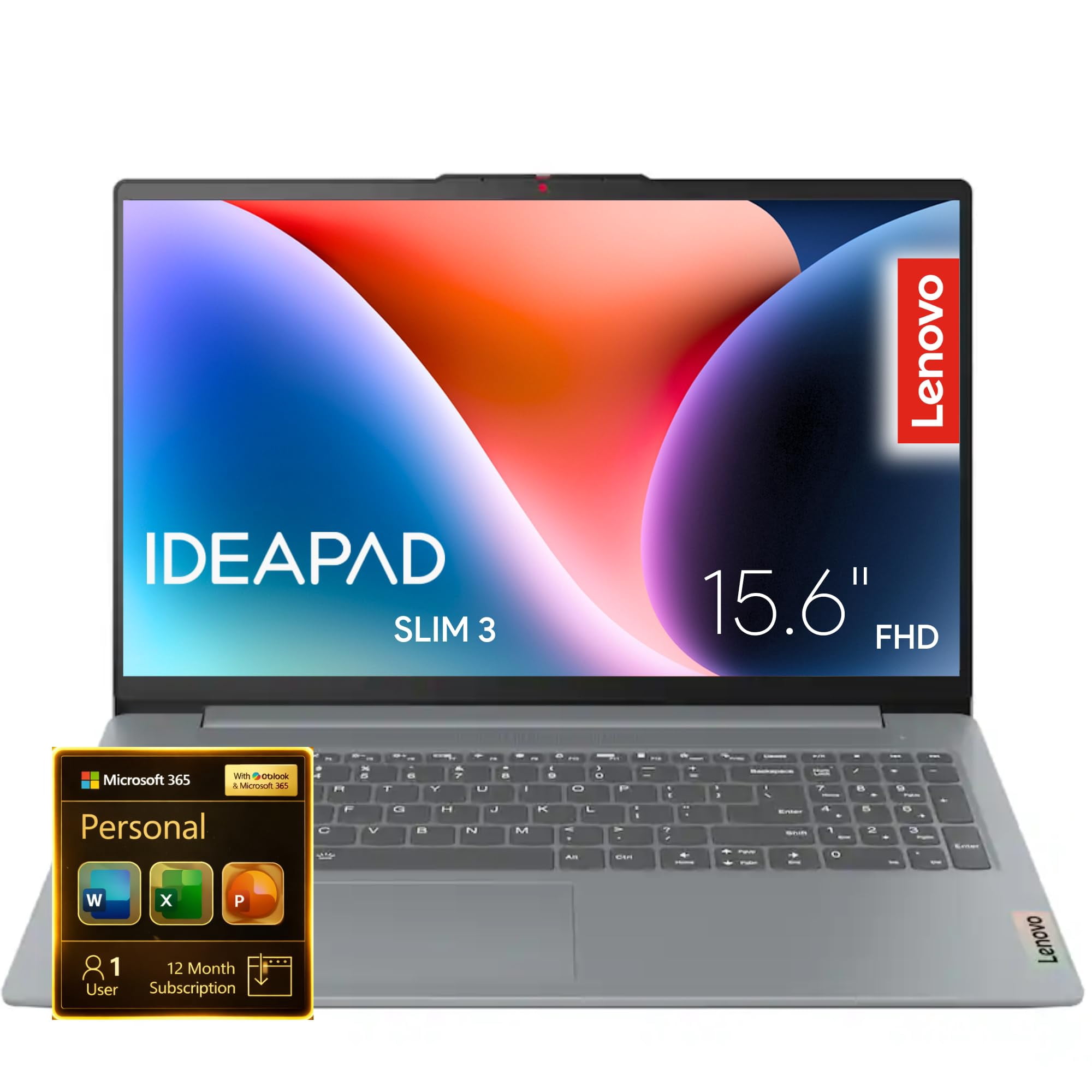 Ordenador Portátil Lenovo Ideapad Slim 3i 15.6 Pulgadas Fhd Intel 4 Núcleos 1.1 Tb