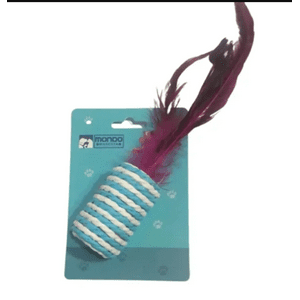 Genérico - Juguete Rollito Para Gatos Con Plumas