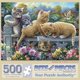 thumbnail image 2 of Rompecabezas con forma de gatitos en una valla, 500 piezas, 2 of 9