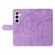 thumbnail image 5 of Funda tipo cartera con tapa para Samsung Galaxy S25 con tarjetero, soporte y cubierta magnética Morado, 5 of 6