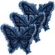 thumbnail image 1 of Parche de tela Hzopcw 11 × 9,5 cm de mezclilla con mariposa – 3 piezas, 1 of 7