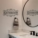 thumbnail image 2 of 1pc Wall Sticker English Logo Bathroom Wall Sticker Door Sticker Toilet Decoration Wall Sticker 11.8*5.9inch, 2 of 4