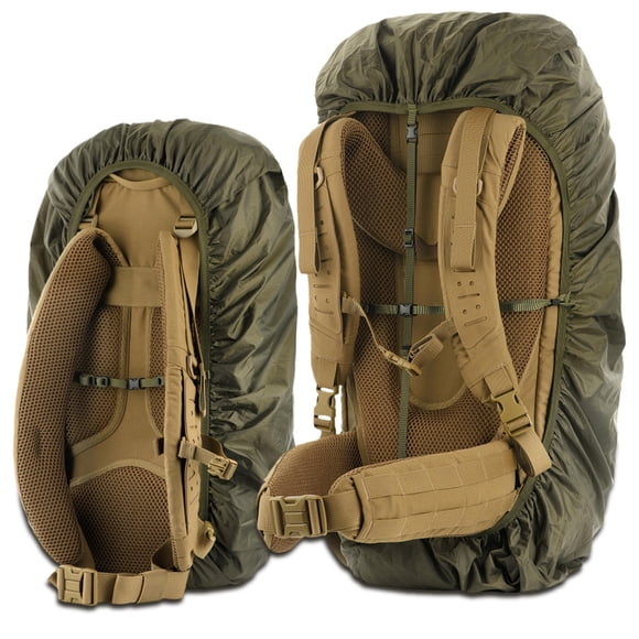 Mochila impermeable M-Tac 50-60 L para senderismo, color oliva