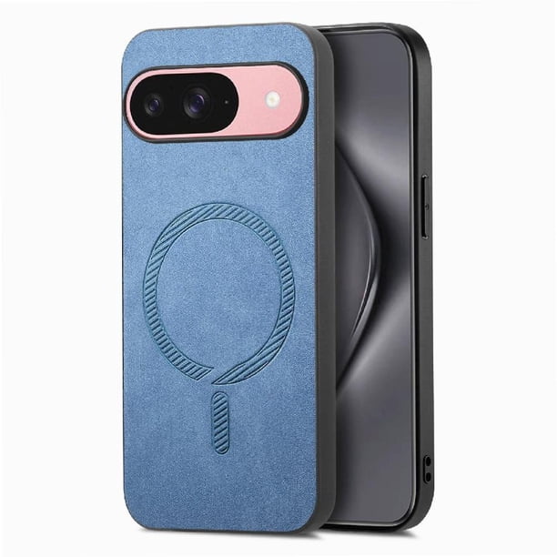 Magnetic Slim Case for Google Pixel 10 with Camera Guard & Anti-Scratch Back Blue