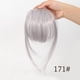 thumbnail image 1 of suxuMhao Flequillo con Clip - Peluca sin Pegamento de 3 Piezas, Peluca Sintética con Flequillo, Extensiones de Cabello con Flequillo y Pieza de Peluca con Flequillo, Peluca Simulada, Sideburn 12in,, 1 of 2