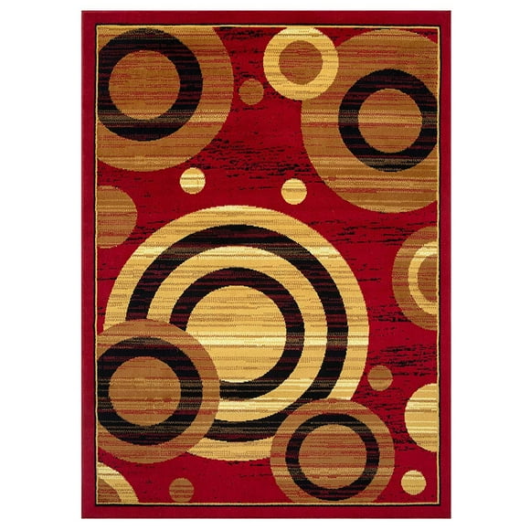 Alfombra Clásica 15x15 cm Polipropileno Rojo