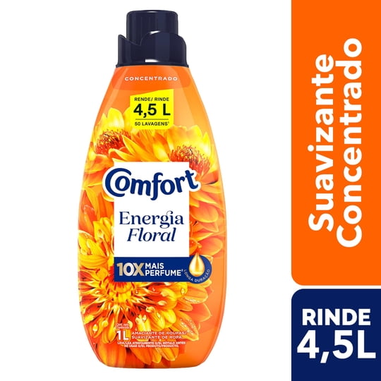 Suavizante Líquido Concentrado Hydra Serum Botella 1 L Comfort