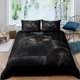 thumbnail image 1 of Cat Duvet Cover Set Pet Cats Pattern Twin Bedding Set Cute Kitten for Boys Polyester Mysterious Black Cat King Size Quilt Cover Bed Sheets, 1 of 5