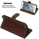 thumbnail image 2 of Funda con Cremallera para iPhone SE 2020/8/7, Carcasa Cartera de Cuero PU con Soporte y Tarjetero, 2 of 6