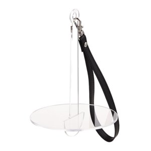 Magideal - Soporte Para Hilo De Muñeca, Soporte Para Hilo Diy, Acrílico, Duradero, Portátil, Tejido De Ganchillo, Artesanía, Dispensador De Cordón De Muñeca, Sop Transparente