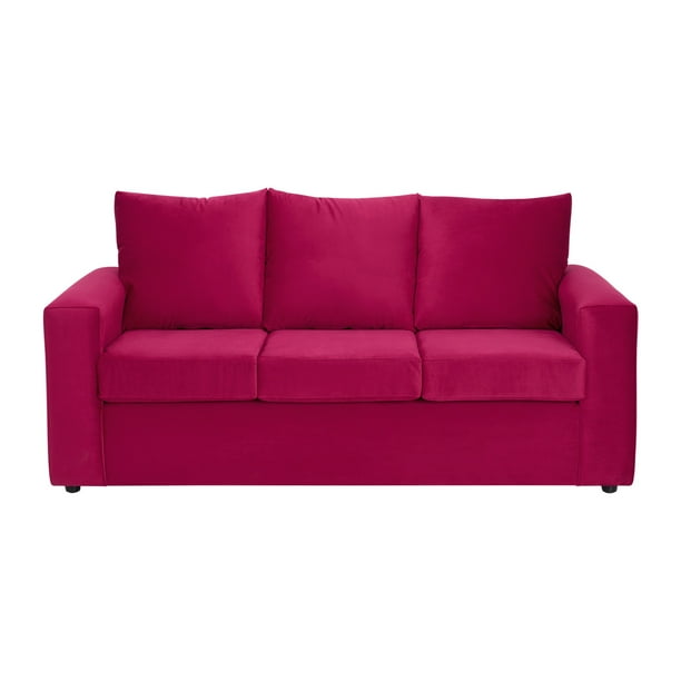 Sofa Kendy 3c Felpa 30 Burdeo