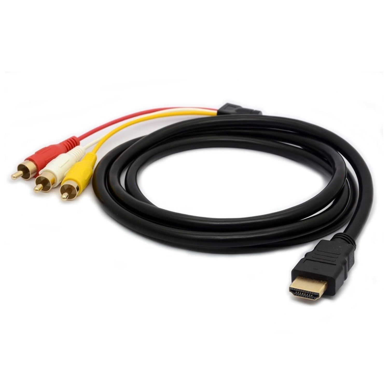 Oem - Cable Hdmi A 3 Rca Digital Audio Video Macho 1.5 Mts