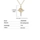 thumbnail image 2 of Collar HESHPAWS S925 Sterling Silver Cross Rotating Crown Plata, 2 of 3