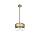 thumbnail image 4 of Lámpara Colgante Elegant Lighting Ashwell Metal y Vidrio Negro, 4 of 8
