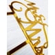 thumbnail image 2 of Topper Para Pastel Mr And Mrs Acrílico Espejo Dorado, 2 of 8