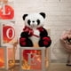 thumbnail image 3 of Peluche con diseño de panda «I Love You» de HollyHome, 50 cm, 3 of 8