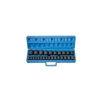 Juego de Dados Métricos Grey Pneumatic 26 piezas 1/2"