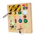 thumbnail image 1 of Tablero Ocupado De Madera Con Interruptores De Luz Led Habilidad Motora Fina Ligera Para Mayores De 3 Años, 1 of 3
