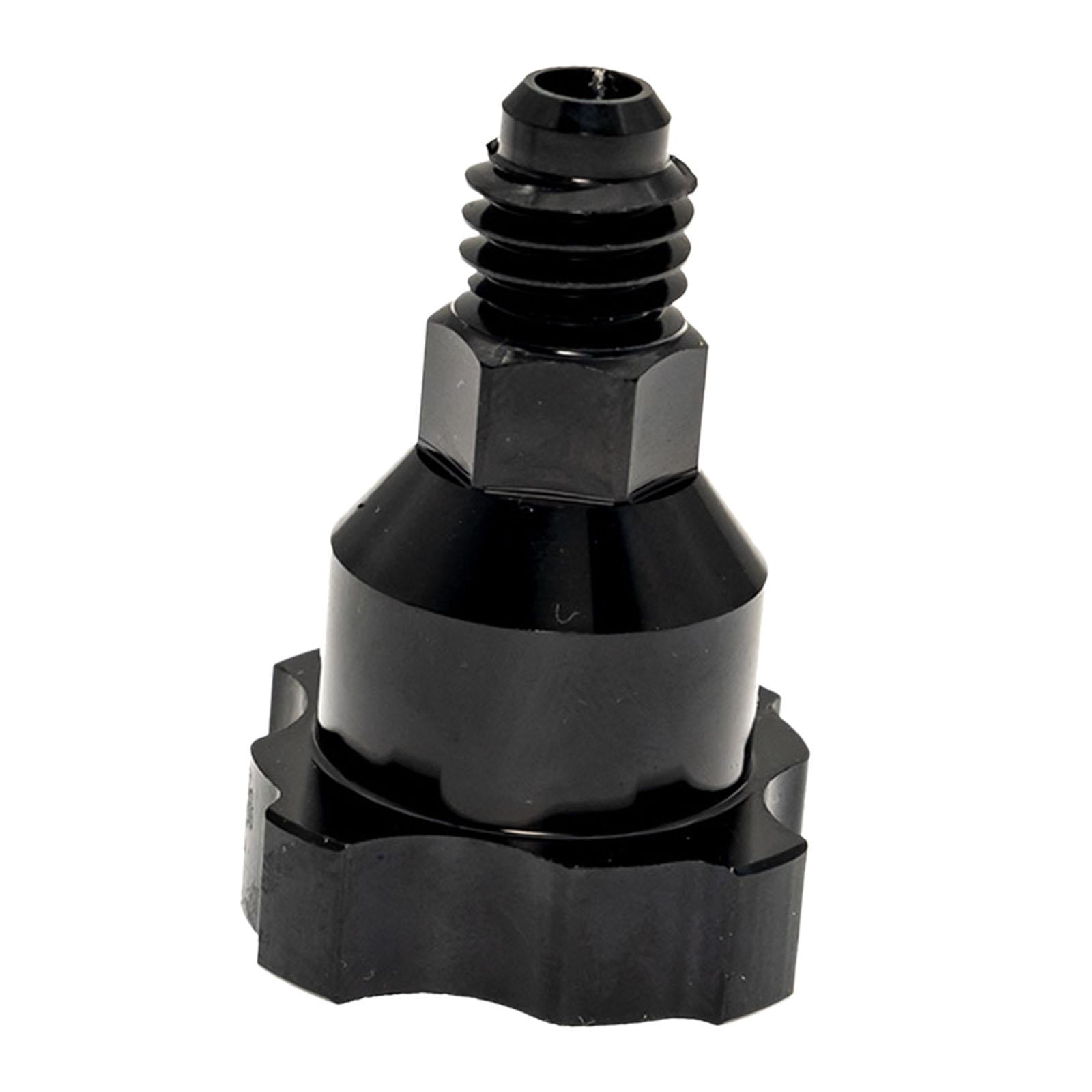 Ioensy - Conector Adaptador De Copa De Pulverización Para Automóviles, Barcos, Artesanías, Pulverizadores De Pintura, Herramienta Negra De 11mm Y 14 Hilos