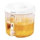 thumbnail image 2 of Dispensador De Bebidas De 3,5 L Con Dispensador De Cerveza Spigot Para Fiestas, Eventos, Uso Diario, Redondo, Blanco, 2 of 5