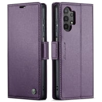 Caseme Tipo Cartera Samsung Galaxy M13 5G Con Cierre Magnético, Rfid, Tarjetero, Soporte, Carga Inalámbrica