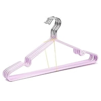 Crusec - Ganchos Colgador Ropa Metálicos 50 Unidades - Lila