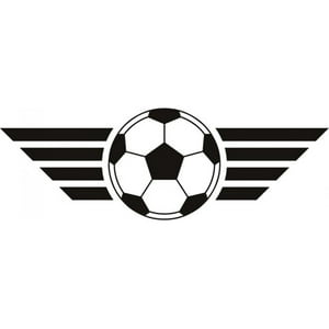 Rienda Libre Graphics - Decomural Football Badge Ball Sports Ws-19184
