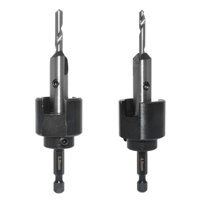 Magideal - Brocas Avellanadoras De Material Acero Al Carbono, Con Broca Avellanadora De Biselado Broca Avellanadora De Vástago Hexagonal De Cambio Para Carpintería 4 Mm Y 5 Mm