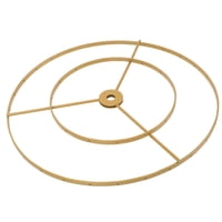 Magideal - Anillo De Marco De Pantalla De Lámpara Para Soporte De Luz De Escritorio, Práctico Soporte De Pantalla De Lámpara Diy, Anillo De Hierro Para Restauran 25Cm