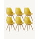 thumbnail image 1 of SILLA TULIP ECOCUERO AMARILLO X6, 1 of 3