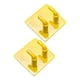 thumbnail image 3 of Ganchos Para Raqueta De Bádminton, Ganchos Para Colgar En La Pared Para Gimnasio, Color Amarillo, 2 Uds., 3 of 3