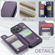thumbnail image 4 of Funda Tipo Cartera de Cuero Morada para iPhone, Estuche Protector Anti Impacto con Tarjetero, Ranuras para Tarjetas y Espacio para Efectivo, 4 of 5