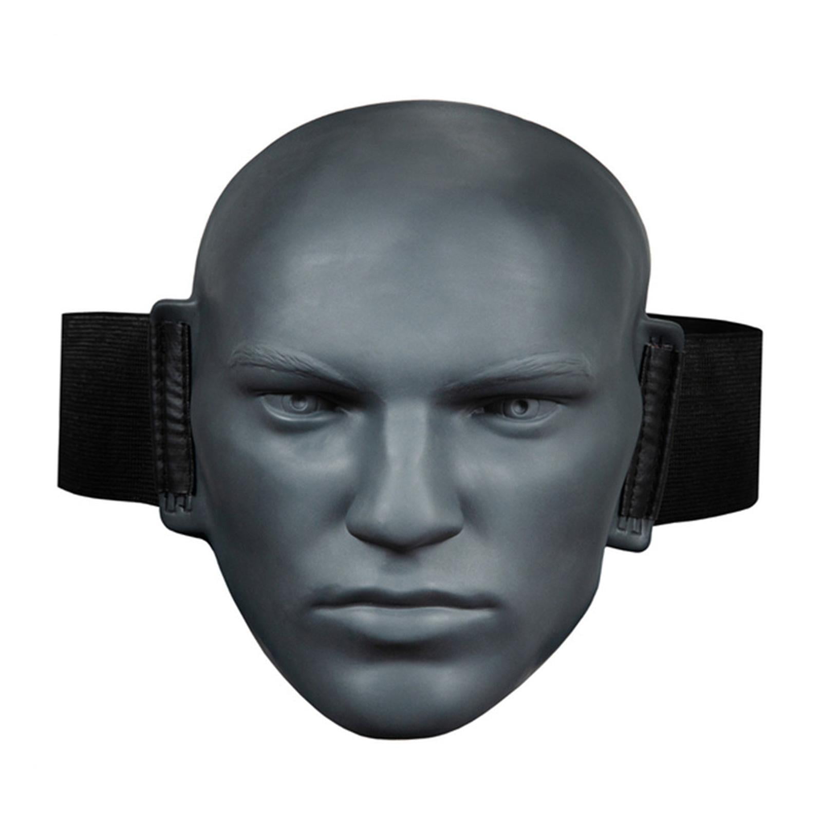 Magideal - Máscara De Entrenamiento De Boxeo, Objetivo De Mano Antideslizante, Apto Para Sacos De Boxeo De 40,6 Cm Como Máximo, Golpes De Uppercut, Puños Fuertes, Novedoso Muñeco Unido Al Saco De Arena