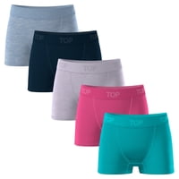 Top - Bóxer Medio Niña Algodón Pack 5 C2 Talla 4