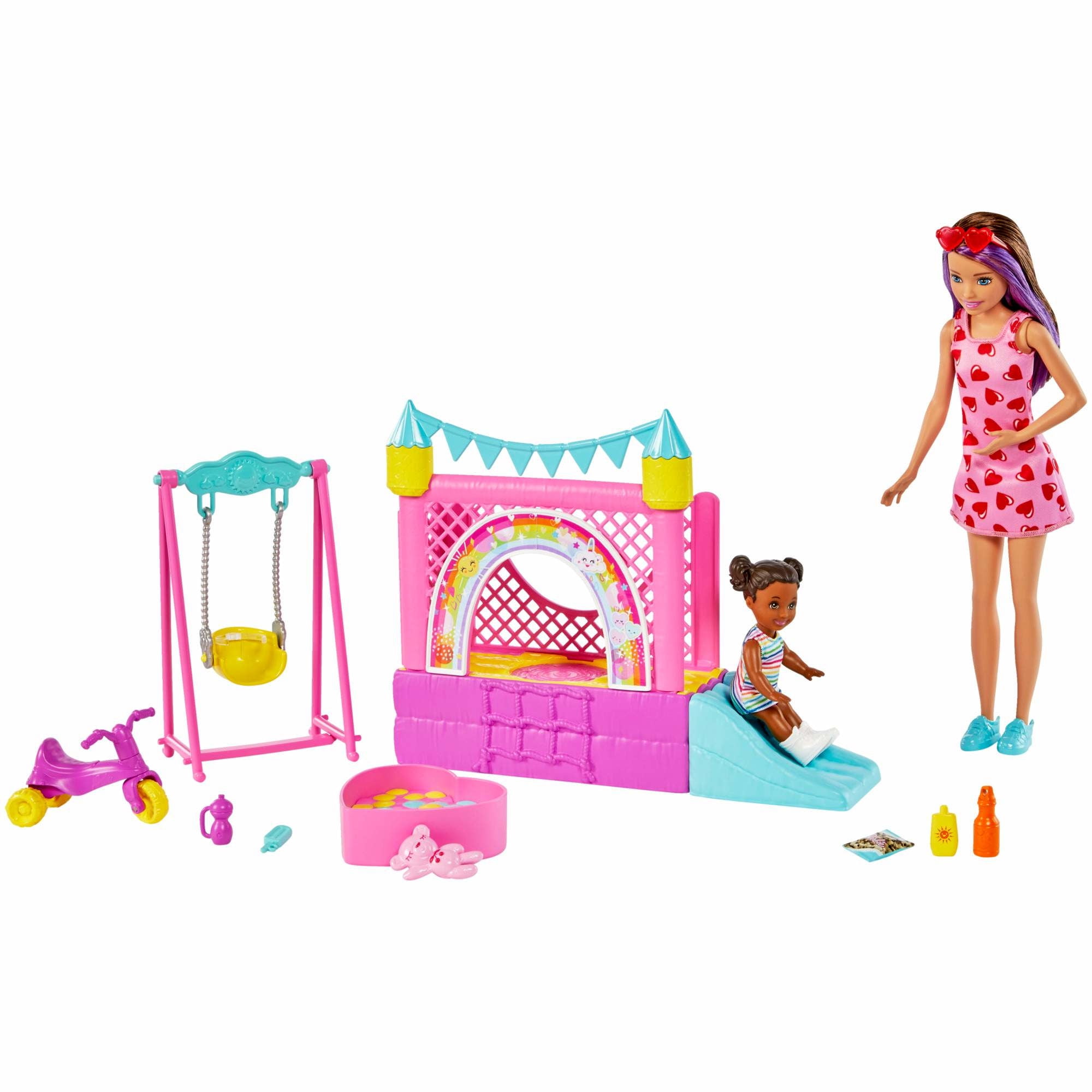 Muñeca Barbie Skipper Babysitter - Parque De Juegos