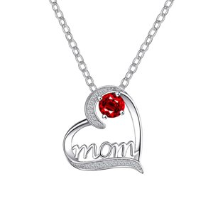 Ioensy - Collar De Mamá Para Mujer, Collar Con Colgante De Corazón De Son Charm, Joyería De Moda Estilo A