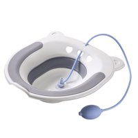 Ioensy - Bidé Para Lavabo De Cadera Con Asiento De Inodoro Para Baño De Sitz Con Descarga Universal Para Inodoros