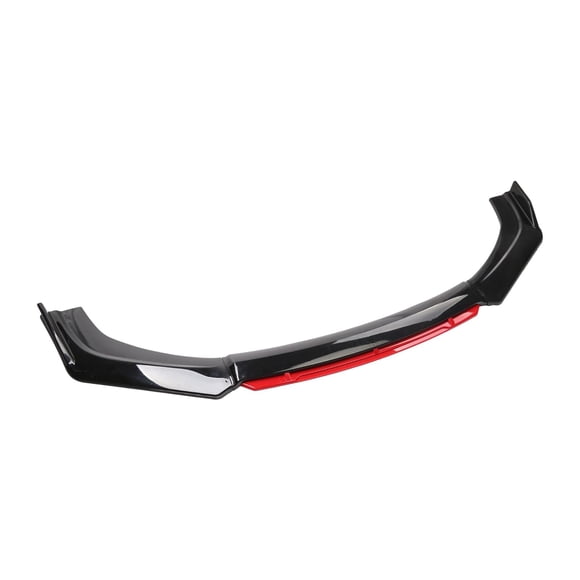 de cuerpo de labio de parachoques delantero de coche de 3 piezas, repuestos de repuesto para alerón divisor de automóvil, accesorio Suvs, cubierta , negro rojo