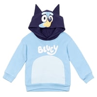 Sudadera Con Capucha Bluey Para Niños Pequeños, Forro Polar, Cosplay, 5T